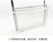 Kitchen Wall Mounted Dish Drying Shelf 304 Stainless Steel Sliver Color